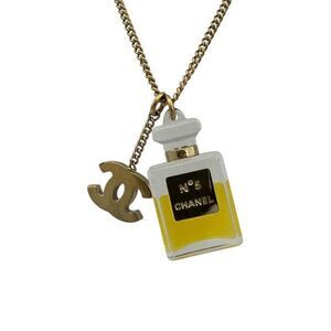Chanel Coco Mark Perfume Bottle Necklace